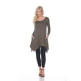 thumbnail image 3 of (olive, l) - Women's Solid Colour Tunic Top, 3 of 5