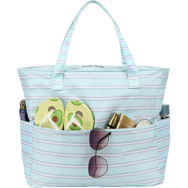 UMMH Beach Tote Pool Bags for Women Ladies Extra Large Gym Tote Carry On Bag With Wet