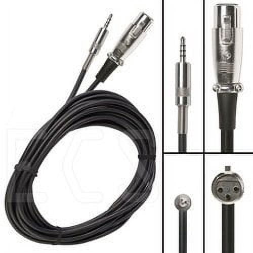 WordSentry 4-pole 3.5 mm Gooseneck Adjustable Microphone for iPhone, Android Smartphone, Microsoft Surface and other tablets