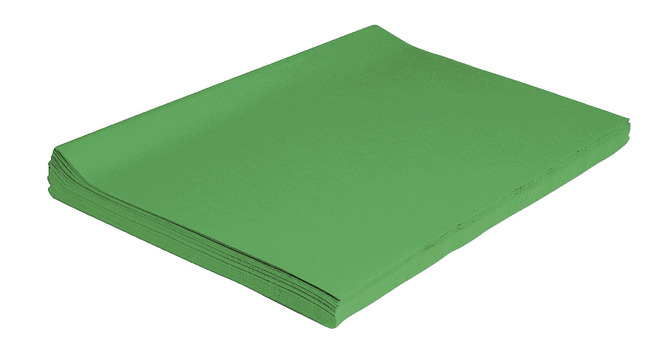 Spectra Deluxe Bleeding Tissue Paper, 20 x 30 Inches, Apple Green, Pack of 24
