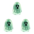 thumbnail image 2 of Glow-in-the-Dark Mini Ghost Figurines – Cute Resin Halloween Decorations for Terrariums, Table Scatter, and Party Favors, 2 of 5