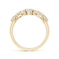 thumbnail image 2 of ANGARA Lab Grown Diamond Contoured Wedding Ring for Women in 14K Yellow Gold (Size-5x3mm| Color-F-G| Clarity-VS) | April Birthstone, Anniversary, Jewelry Gift for Women | Lab-Grown Diamond Ring, 2 of 4