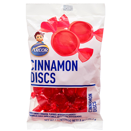New 374060 Arcor Cinnamon Discs 8 Oz (24Pack) Candy And Cookies And