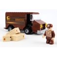 thumbnail image 2 of Daron BL99977 UPS 132 Piece Package Car Construction Toy, Brown, 2 of 4