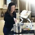 thumbnail image 3 of Adjustable Book Holder and Laptop Stand – Portable Aluminum Reading Stand with 360° Rotation, Height 2"–21", for Textbooks, Cookbooks, Tablets, and Laptops, 3 of 10