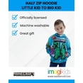 thumbnail image 6 of Minecraft Little Boys' Fleece Hooded Sweatshirt White Neon Sketch, 6 of 10