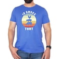 thumbnail image 3 of I'd Smoke That Funny Grilling & Cooking Shirt for Men Humorous Graphic Tee Heather Blue Shirt Adult Large, 3 of 5