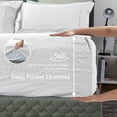 thumbnail image 5 of Marquess 4 Piece Microfiber White Queen Sheet Set, Deep Pocket Bed Sheets, 5 of 7