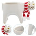 thumbnail image 2 of EeaseCA Lovely Cartoon Flower Pot Cat Planter Ceramic Planting Container Decoration, 2 of 7