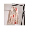thumbnail image 5 of Women's Summer Bohemian Floral Printed Casual Knot High Waist Beach Maxi Dress Chiffon Skirt, 5 of 8