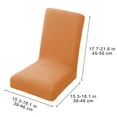 thumbnail image 2 of Lunxisen 4 Pcs Dining Chair Covers Elastic Stretch Slipcovers Waterproof Washable Kitchen Dining Room Furniture Protector, 2 of 9