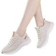 thumbnail image 6 of IEMIEMIEM Womens Sneakers Lightweight 2026 Tennis Walking Shoes Sports Running Shoes for Woman Mesh Breathable Gym Fashion Sneakers Athletic Comfortable Casual Shoes Beige 6.5 Wide, 6 of 6