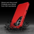 thumbnail image 4 of Entronix Heavy Duty Rugged Case for Galaxy S25 Plus Shockproof Dustproof Durable Cover, Red, 4 of 6