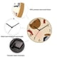 thumbnail image 3 of Reloj de pared redondo, silencioso, sin tictac, madera natural, decoración del hogar para sala de estar, cocina, dormitorio y oficina, 3 of 5
