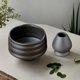 thumbnail image 3 of Cuencos japoneses para matcha con soporte para batidor Cuenco retro de cerámica para mezclar matcha de cerámica Negro, 3 of 6