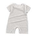 thumbnail image 7 of LYMAYTER Soft Cotton Romper for Newborn Toddler Summer Crew Neck Short Sleeve Jumpsuit 0-24M, 7 of 7