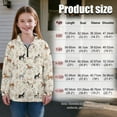 thumbnail image 6 of Uorisanigo Girls Half Zip Pullover Sweatshirt Oversized Sweatshirts Casual Western Horse Long Sleeve Pullover Top Kids Quarter Zipper Hoodies No Hood for Fall Winter Spring, 6 of 6