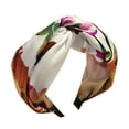 thumbnail image 1 of Womens Flower Headband Creative Cross Wide-Brimmed Hair Accessory Headband, 1 of 9