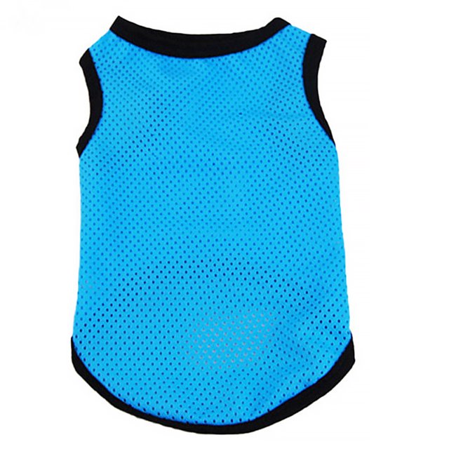 Shisuyan Gilet pour Chien Rafraîchissant Respirant Forme Simple Col Rond 1Ensemble 18.08 Pouces Buste
