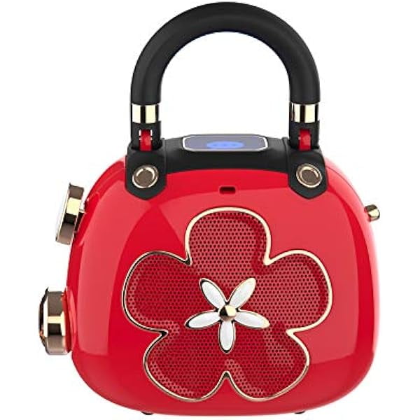 wonima11 Candy Mini Portable Bluetooth Speaker with Clean Sound, Built-in Mic, Ultra-Portable Design, Wireless Speaker Compatible for Home, Outdoors, Travel, Gift Ideas-Red