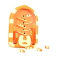 thumbnail image 4 of Juego de rampa para coches, vehículos de carreras, juego de coordinación, pista de coches para fiesta naranja, 4 of 9