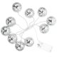 thumbnail image 2 of KAKOWELY 1 juego de luces LED de cadena con forma de bola de discoteca, espejo, luces LED de cadena para fiestas, luces colgantes decorativas para patio., 2 of 5