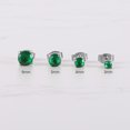 thumbnail image 5 of JUSTJANDM 12 Pairs Surgical Stainless Steel Round Birthstone Multi Colored Cubic Zirconia Stud Earrings Set Gold Plated, 5 of 7