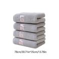 thumbnail image 2 of Toallas para Baño Set de Toallas de Baño, Algodón Grueso Blando Absorbente Set de Toallas, 4 Toallas de Regalo para Lavar la Cara Del Hogar Set de Toallas de Baño, 2 of 7