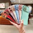 thumbnail image 2 of Curly Wave Frame Love Heart Full Camera Lens Protection Compatible with iPhone Case (Blue,iPhone 15 Pro), 2 of 7