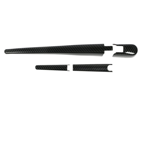 Kits de embellecedores para limpiaparabrisas trasero, con patrón de fibra de carbono, de repuesto para Subaru Outback BT (2020 a 2023)