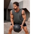 thumbnail image 4 of COOFANDY Boxing Shirts for Men Trainning 2 Pack Gym Tank Tops Sleeveless Workout T Shirts, 4 of 6