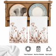 thumbnail image 5 of Spring Floral Kitchen Towels Set of 4, Watercolor Elegant Pastoral Flowers Absorbent Dish Towels for Kitchen, Microfiber Hand Towel, Quick Drying Tea Towel for Cleaning Decorative Dishcloths, 5 of 7