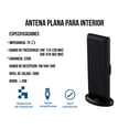 thumbnail image 3 of Antena TV Digital Amplificador Cable 5m HD 4K 1080p con Base CONTROL EXPERT, 3 of 8