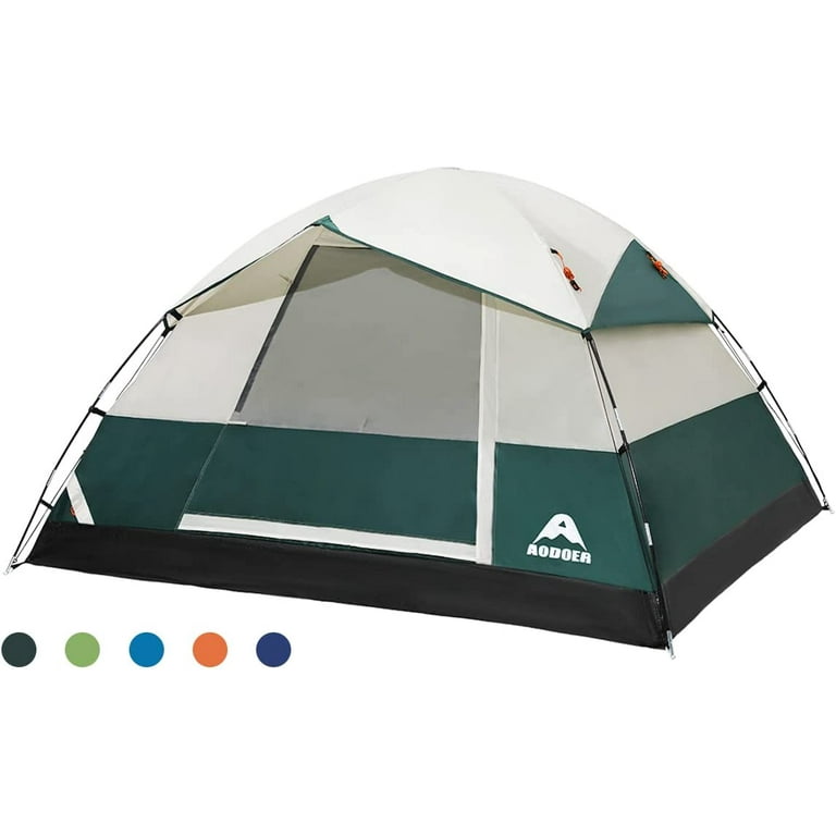 Camping Tents 2 4 6 People Family Tent Double Layer Lightweight Waterproof Tent with Top Rainfly Carrying Bag for Adults Kids Camping Backpacking and Hiking Walmart