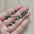thumbnail image 5 of Raw Emerald 925 Sterling Silver Studs, Minimalist dainty Organic handmade jewelry Stud earrings, raw gemstone earrings, gift for wife (Sold By Piese), 5 of 7