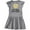 AC-Heather Grey, variant on Inktastic My First Family Reunion Girls Baby Dress