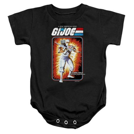 

Trevco HBRO912-SS-1 G.I. Joe & Storm Shadow Card-Infant Snapsuit Black - Small - 6 Month