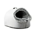 thumbnail image 2 of Winter Warm Pet Bed Enclosed Portable Cat Dog House Thick Insulated Sleeping Cave for Small Medium Pets Cozy Hideaway with Carry Handle Indoor Outdoor Use, 2 of 5