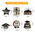 thumbnail image 2 of 24 PCS Decoraciones de Graduación Clase de 2024, Espirales Colgantes Moradas y Doradas para Suministros de Fiesta de Graduación, 2 of 5