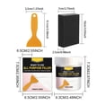 thumbnail image 3 of EGNMCR 150g Wall Filler Multi Purpose Wall Repair Kit Including Filler Tools Suitable For Gypsum Wood Brick And Masonry Easily Filling Cracks And Holes Creati Repair agent, 3 of 9