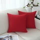 thumbnail image 3 of Fundas de almohada decorativas Jeneoo, 2 unidades, 50 x 50 cm, lino rojo, 3 of 7