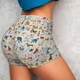thumbnail image 4 of Lsque Dogs Funny Pets Pattern High Waisted Biker Shorts for Women-Tummy Control Fitness Athletic Workout Running Yoga Gym Shorts,Moisture-Wicking-XX-Large, 4 of 9