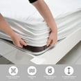 thumbnail image 3 of Queen Size Mattress Shield, TPU Layer Protection for Incontinence Pad, Adjustable Bed Compatible Waterproof Mattress Protector with Viscose from Bamboo, 3 of 6