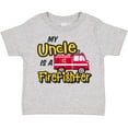 thumbnail image 3 of Inktastic My Uncle is a Firefighter with Fire Truck Boys or Girls Toddler T-Shirt, 3 of 5