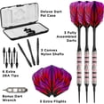 thumbnail image 4 of Soft Tip Darts Viper Wings, 80% tungsteno, 16 g, con funda, 4 of 9
