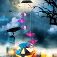 thumbnail image 3 of Lámpara de carillón de viento solar LED Decoración de fiesta de Halloween Luz de noche colgante (B) Tmvgtek Para estrenar, 3 of 9
