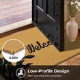thumbnail image 5 of Findosom 24"x36" Door Mat Front Doormat Dirt Trapping Welcome Mat, Indoor Outdoor Washable Entrance Mat Stain Resistant Natural Low Profile Entry Rug for Porch Patio Kitchen Backdoor Home Decor, 5 of 9