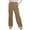 5442-KHAKI, variant on SWQZVT Womens Corduroy Pants Elastic Waist Straight Leg Pants with Pockets Fall Keep Warm Comfy Solid Casual Trousers XL