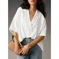 thumbnail image 2 of Top Astilish para mujer, casual, de verano, blanco, talla L, 2 of 9
