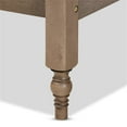 thumbnail image 4 of Baxton Studio Cielle French Bohemian Antique Oak Finished Wood Full Size Platform Bed Frame, 4 of 9